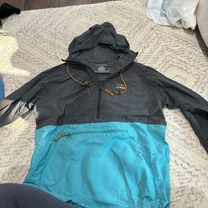 LL Bean Medium Color Block rain jacket